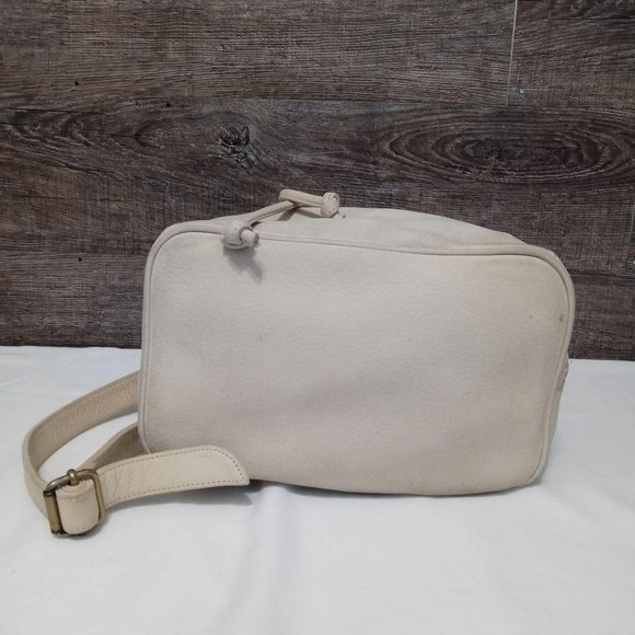 LJS Collection beige nubuck backpack - Picture 5 of 9